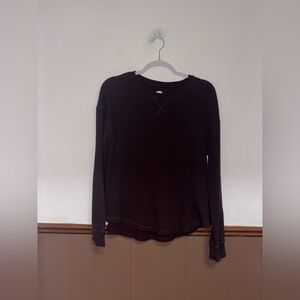 Roots | Burgundy Waffle Longsleeve